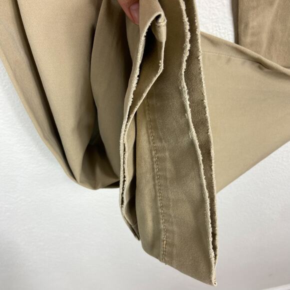 Levi's Tab Twills‎ Bootcut Pants Size 8 Khaki Tan Cotton Retro Y2K 2006 - Picture 9 of 11